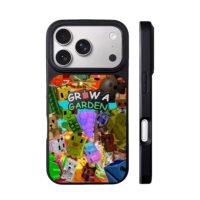 Grow a Garden block pixel art iPhone 17 Pro Max Black Case