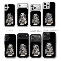 GTA III art with characters and car Chris Brown Phone Case Black Electroplated Silver For Iphone 11 To 17