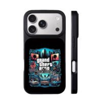 GTA San Andreas gang car street art iPhone 17 Pro Max Black Case