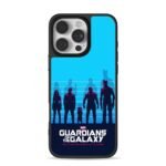 Guardians of the Galaxy silhouettes iPhone 16 Pro Max Black Case