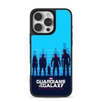Guardians of the Galaxy silhouettes iPhone 16 Pro Max Black Case