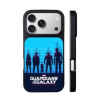 Guardians of the Galaxy silhouettes iPhone 17 Pro Max Black Case