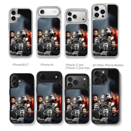 Guetta DJ collage Pioneer DJ Chris Brown Phone Case Black Electroplated Silver For Iphone 11 To 17