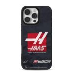 Haas F1 logo Magnussen Alpinestars iPhone 16 Pro Max Black Case