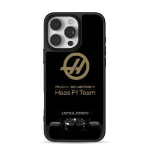 Haas F1 Team logo JackJones F1 car Phone Case for iPhone 11-17 & Samsung Galaxy S24-S26