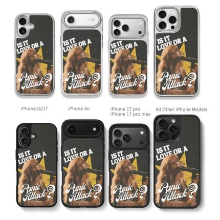 Halsey Panic Attack stage lyric art Chris Brown Phone Case Black Electroplated Silver For Iphone 11 To 17