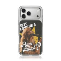 Halsey Panic Attack stage lyric art iPhone 17 Pro Max Electroplated Silver Case1