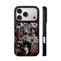 Han Jisung Stray Kids dark collage iPhone 17 Pro Max Black Case