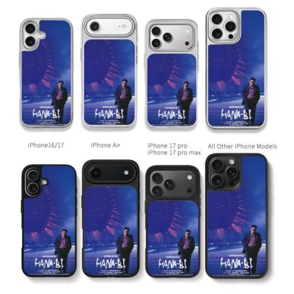 Hanabi Takeshi Kitano beach poster Chris Brown Phone Case Black Electroplated Silver For Iphone 11 To 17
