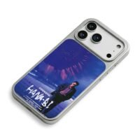 Hanabi Takeshi Kitano beach poster iPhone 17 Pro Max Electroplated Silver Case2