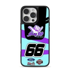 Hang10 Car Wash Ford 66 racing iPhone 16 Pro Max Black Case