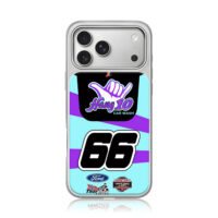 Hang10 Car Wash Ford 66 racing iPhone 17 Pro Max Electroplated Silver Case1