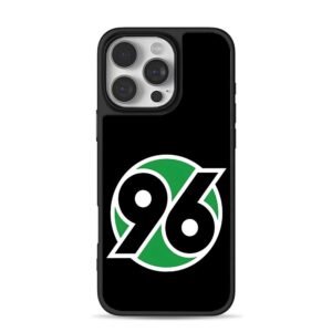 Hannover 96 football club logo iPhone 16 Pro Max Black Case