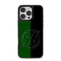 Hannover 96 logo split green black Phone Case for iPhone 11-17 & Samsung Galaxy S24-S26