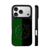 Hannover 96 logo split green black iPhone 17 Pro Max Black Case