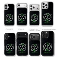 Hannover 96 logo with Die Roten Chris Brown Phone Case Black Electroplated Silver For Iphone 11 To 17