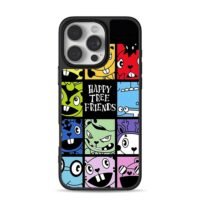 Happy Tree Friends character grid Phone Case for iPhone 11-17 & Samsung Galaxy S24-S26