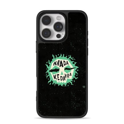 Harry Potter Avada Kedavra skull Chris Brown Phone Case Black Electroplated Silver For Iphone 11 To 17