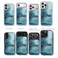 Harry Potter on cloudy mountain sky Chris Brown Phone Case Black Electroplated Silver For Iphone 11 To 17