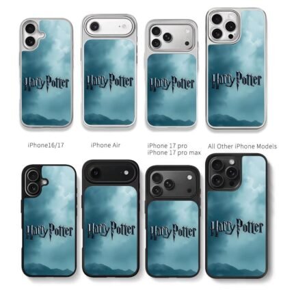 Harry Potter on cloudy mountain sky Chris Brown Phone Case Black Electroplated Silver For Iphone 11 To 17