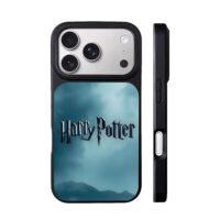 Harry Potter on cloudy mountain sky iPhone 17 Pro Max Black Case