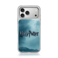 Harry Potter on cloudy mountain sky iPhone 17 Pro Max Electroplated Silver Case1