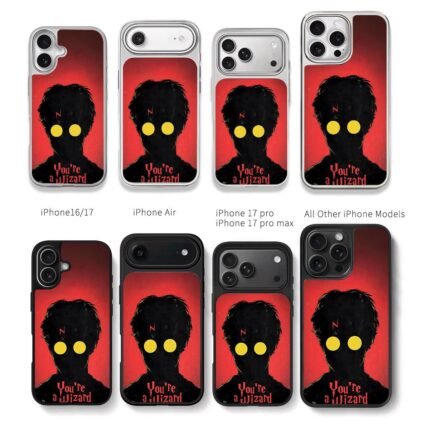 Harry Potter scar youre a wizard Chris Brown Phone Case Black Electroplated Silver For Iphone 11 To 17