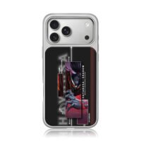Hayabusa Mobile Legends shadow art iPhone 17 Pro Max Electroplated Silver Case1