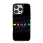 Hello Space Invaders pixel art Phone Case for iPhone 11-17 & Samsung Galaxy S24-S26
