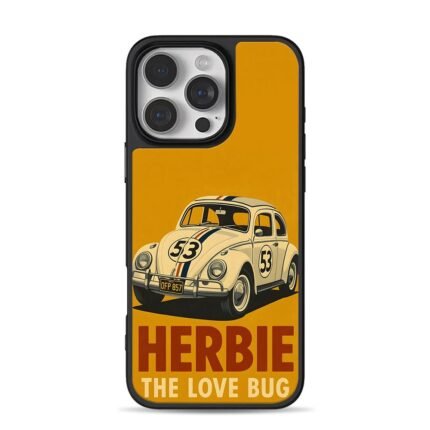 Herbie The Love Bug 53 VW Beetle iPhone 16 Pro Max Black Case