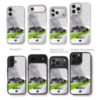 Herbst 98 Monster Ford NASCAR car Chris Brown Phone Case Black Electroplated Silver For Iphone 11 To 17