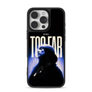Hip hop girl beanie too far blue iPhone 16 Pro Max Black Case