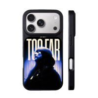 Hip hop girl beanie too far blue iPhone 17 Pro Max Black Case