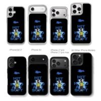 Hit Me Hard And Soft boy blue star Chris Brown Phone Case Black Electroplated Silver For Iphone 11 To 17