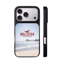 Hollister California beach pier iPhone 17 Pro Max Black Case