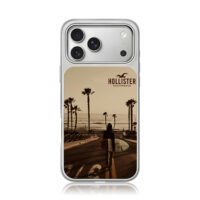 Hollister surfer at palm beach CA iPhone 17 Pro Max Electroplated Silver Case1