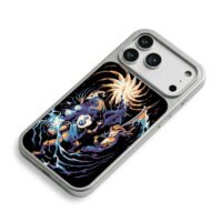 Hollow Knight battle art iPhone 17 Pro Max Electroplated Silver Case2