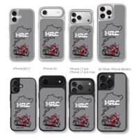 Honda CBR650R HRC Nurburgring bike Chris Brown Phone Case Black Electroplated Silver For Iphone 11 To 17
