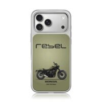 Honda CMX500 Rebel motorcycle iPhone 17 Pro Max Electroplated Silver Case1