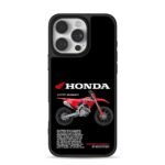 Honda CRF250R red dirt bike Phone Case for iPhone 11-17 & Samsung Galaxy S24-S26