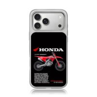 Honda CRF250R red dirt bike iPhone 17 Pro Max Electroplated Silver Case1