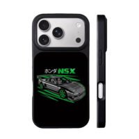 Honda NSX JDM sports car art iPhone 17 Pro Max Black Case