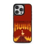 HONK duck on fire skull pile Phone Case for iPhone 11-17 & Samsung Galaxy S24-S26