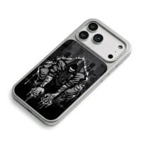 Hooded grinning villain rainy street Phone Case for iPhone 11-17 & Samsung Galaxy S24-S26 - Image 5