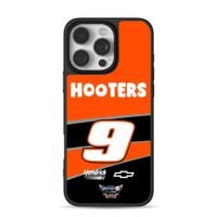 Hooters 9 Hendrick Chevy Nascar iPhone 16 Pro Max Black Case