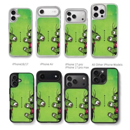 Horror green zombie hands pop art Chris Brown Phone Case Black Electroplated Silver For Iphone 11 To 17