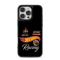 Hot Wheels racing logos with flames Phone Case for iPhone 11-17 & Samsung Galaxy S24-S26
