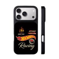 Hot Wheels racing logos with flames iPhone 17 Pro Max Black Case