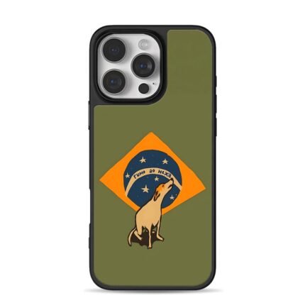 Howling dog Rumo ao Hexa star badge iPhone 16 Pro Max Black Case