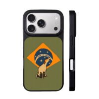 Howling dog Rumo ao Hexa star badge iPhone 17 Pro Max Black Case